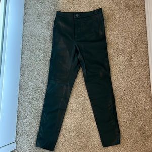 Zara faux leather leggings